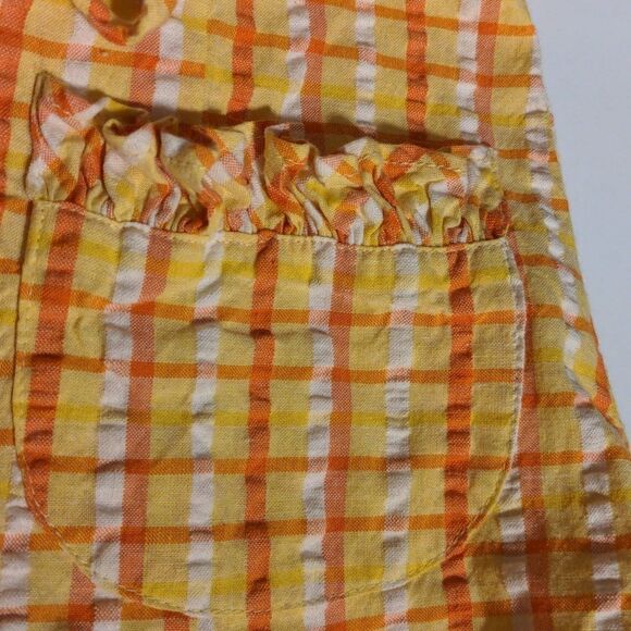 Basic‎ Image vintage seersucker romper with embroidered flowers - Picture 6 of 7